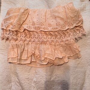 American Eagle Outfitters Light Pink Crop Top